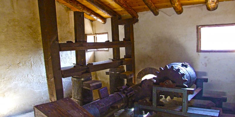 Maquinaria de un molino de pólvora en Villafeliche © UTM Desarrollos